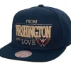 Headwear Mitchell & Ness -With Love Snapback Vntg Washington Capitals