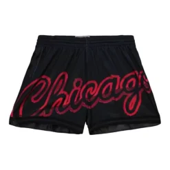 Apparel Mitchell & Ness Shorts-Womens Big Face 4.0 Shorts Chicago Bulls