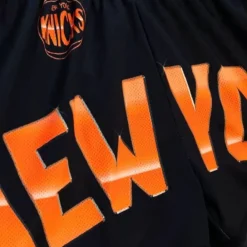Apparel Mitchell & Ness Shorts-Womens Big Face 4.0 Shorts New York Knicks