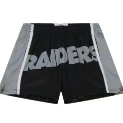 Apparel Mitchell & Ness Shorts-Womens Big Face 3.0 Shorts Oakland Raiders