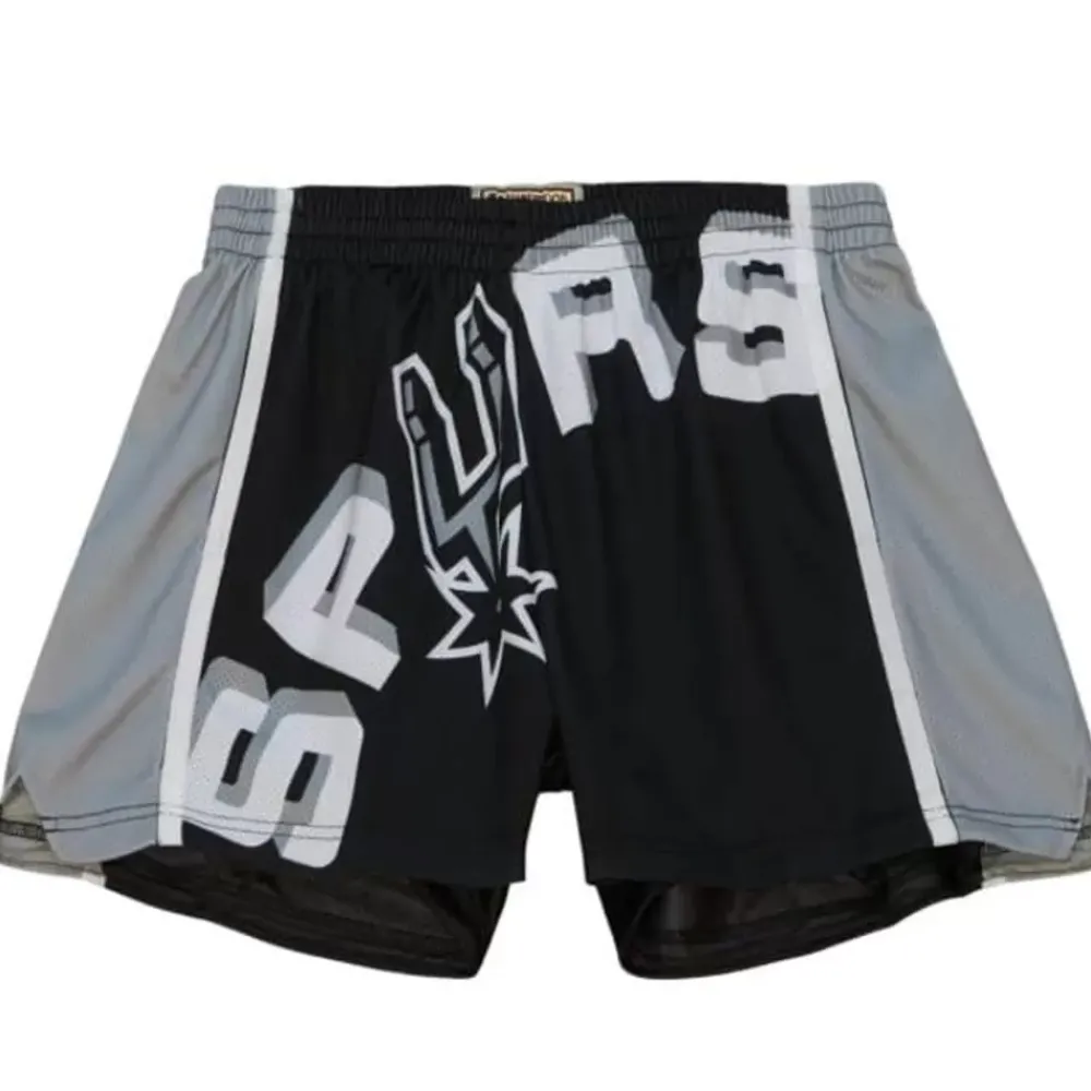 Apparel Mitchell & Ness Shorts-Womens Big Face 3.0 Shorts San Antonio Spurs