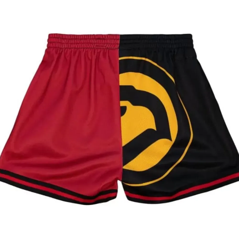 Apparel Mitchell & Ness Shorts-Womens Big Face Shorts 5.0 Atlanta Hawks