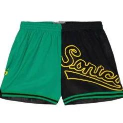 Apparel Mitchell & Ness Shorts-Womens Big Face Shorts 5.0 Seattle Supersonics
