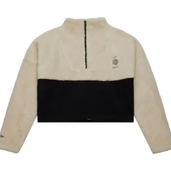 Apparel Mitchell & Ness Hoodies & Sweatshirts-Womens Cozyfield Half Zip Pullover Portland Trail Blazers