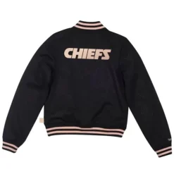Apparel Mitchell & Ness Jackets & Outerwear-Womens Frontline Mesh Button Up Jacket Kansas City Chiefs