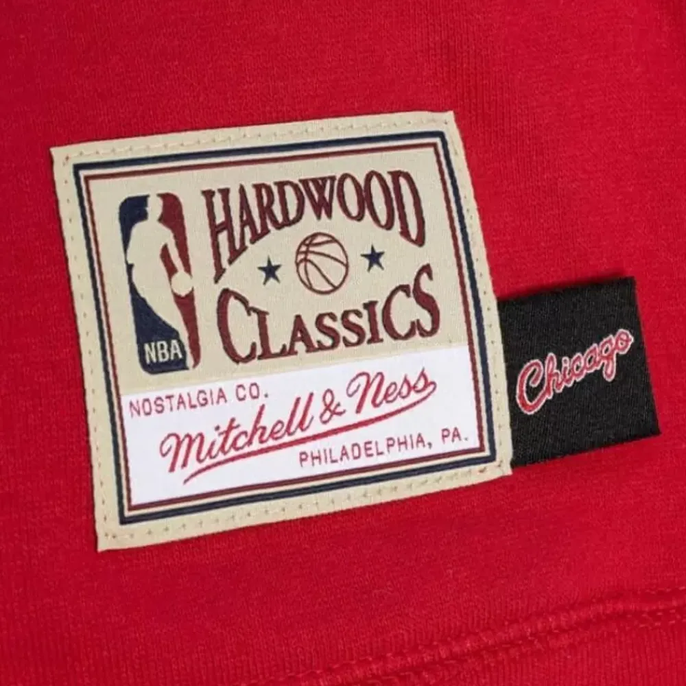 Apparel Mitchell & Ness Hoodies & Sweatshirts-Womens Funnel Neck Fleece 3.0 Chicago Bulls