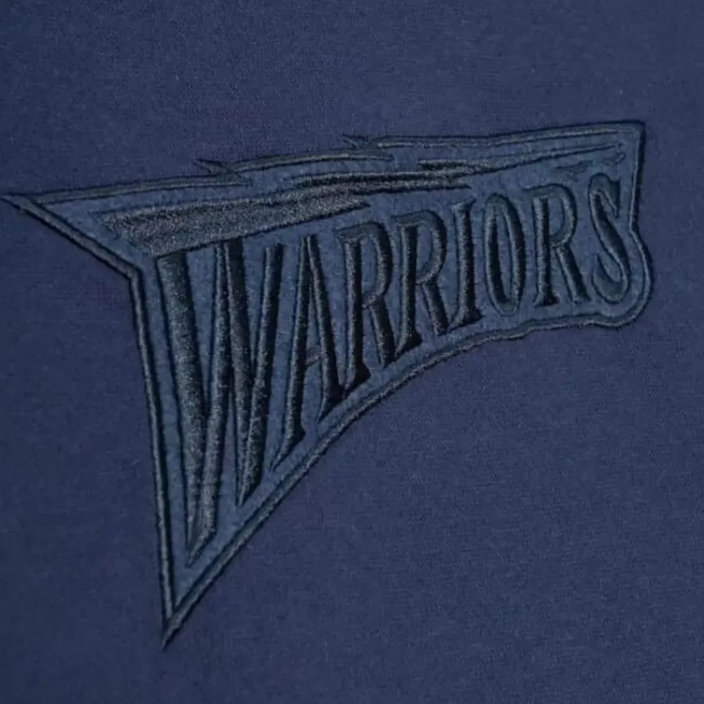 Apparel Mitchell & Ness Hoodies & Sweatshirts-Womens Funnel Neck Fleece 3.0 Golden State Warriors