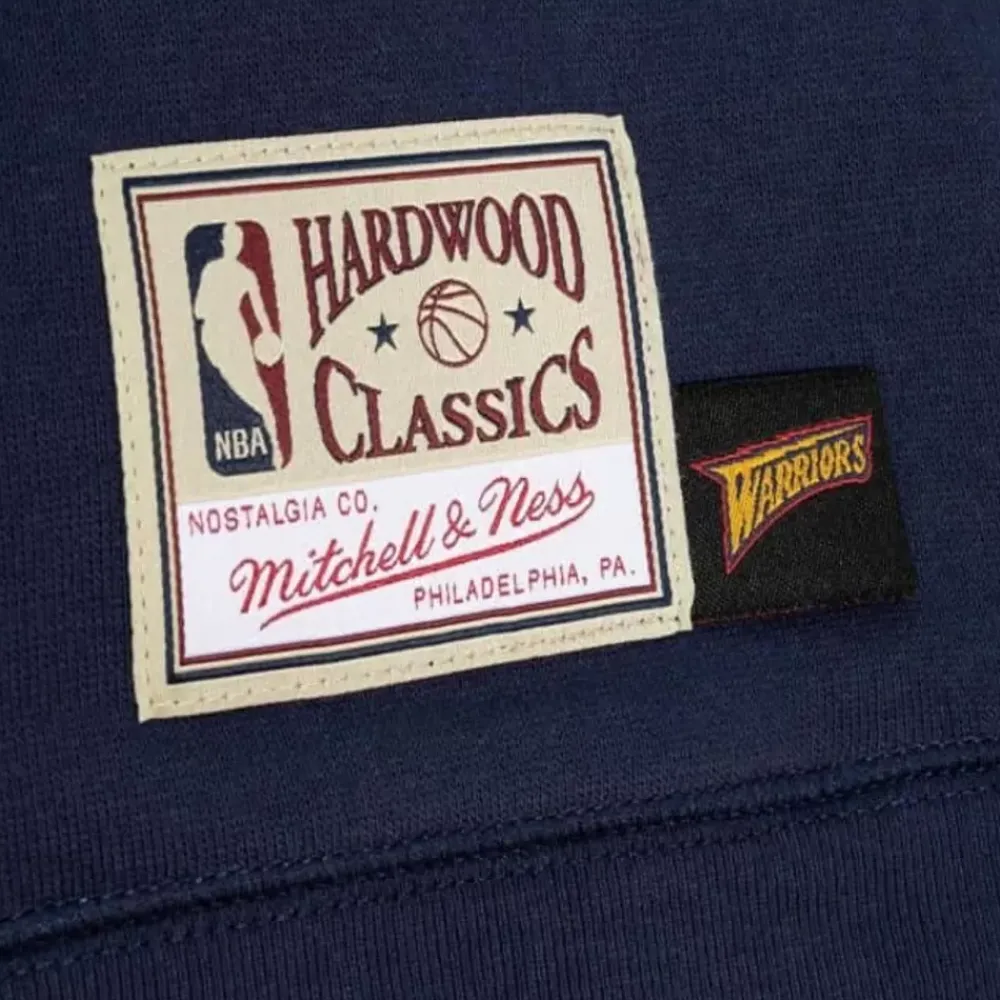 Apparel Mitchell & Ness Hoodies & Sweatshirts-Womens Funnel Neck Fleece 3.0 Golden State Warriors