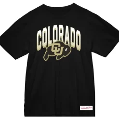Apparel Mitchell & Ness T-Shirts & Tops-Women'S Halftime Arch Tee University Of Colorado Boulder