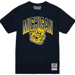 Apparel Mitchell & Ness T-Shirts & Tops-Womens Halftime Tee University Of Michigan