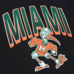 Apparel Mitchell & Ness T-Shirts & Tops-Women'S Halftime Tee University Of Miami
