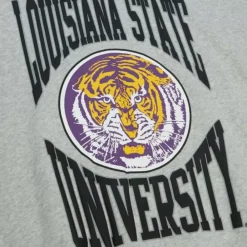 Apparel Mitchell & Ness Hoodies & Sweatshirts-Women'S Logo Lightweight Crew 3.0 Louisiana State University