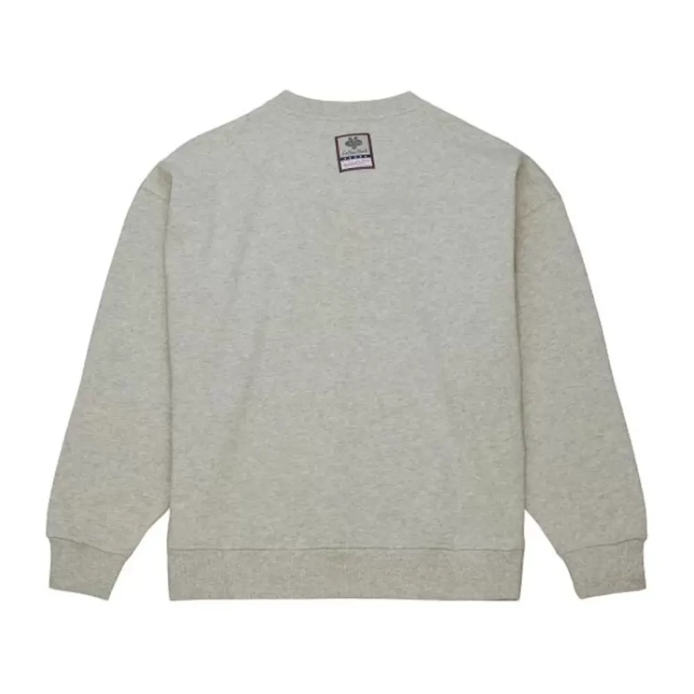 Apparel Mitchell & Ness Hoodies & Sweatshirts-Women'S Logo Lightweight Crew 3.0 University Of Michigan