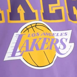 Apparel Mitchell & Ness Hoodies & Sweatshirts-Womens Logo Lightweight Fleece Los Angeles Lakers
