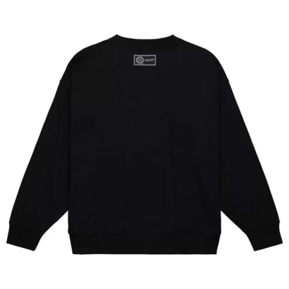 Apparel Mitchell & Ness Hoodies & Sweatshirts-Womens Logo Lt Crew 2.0 Boston Bruins