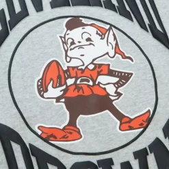 Apparel Mitchell & Ness Hoodies & Sweatshirts-Women'S Logo Lt Crew 3.0 Cleveland Browns