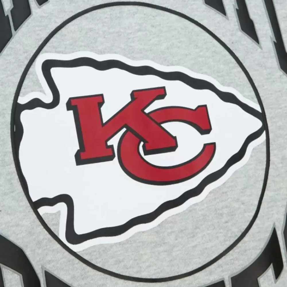 Apparel Mitchell & Ness Hoodies & Sweatshirts-Women'S Logo Lt Crew 3.0 Kansas City Chiefs