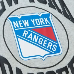 Apparel Mitchell & Ness Hoodies & Sweatshirts-Women'S Logo Lt Crew 3.0 New York Rangers