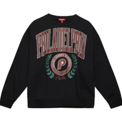 Apparel Mitchell & Ness Hoodies & Sweatshirts-Womens Logo Lt Crew 2.0 Philadelphia Phillies