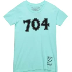 Apparel Mitchell & Ness T-Shirts & Tops-Womens Minted Area Code Tee Charlotte Fc