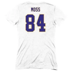 Apparel Mitchell & Ness T-Shirts & Tops-Womens Name & Number Tee Minnesota Vikings Randy Moss