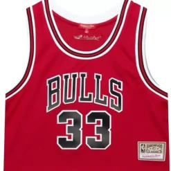Apparel Mitchell & Ness T-Shirts & Tops-Womens N&N Crop Tank Chicago Bulls 1997 Scottie Pippen