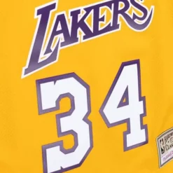 Apparel Mitchell & Ness T-Shirts & Tops-Womens N&N Crop Tank Los Angeles Lakers 1999 Shaquille O'Neal