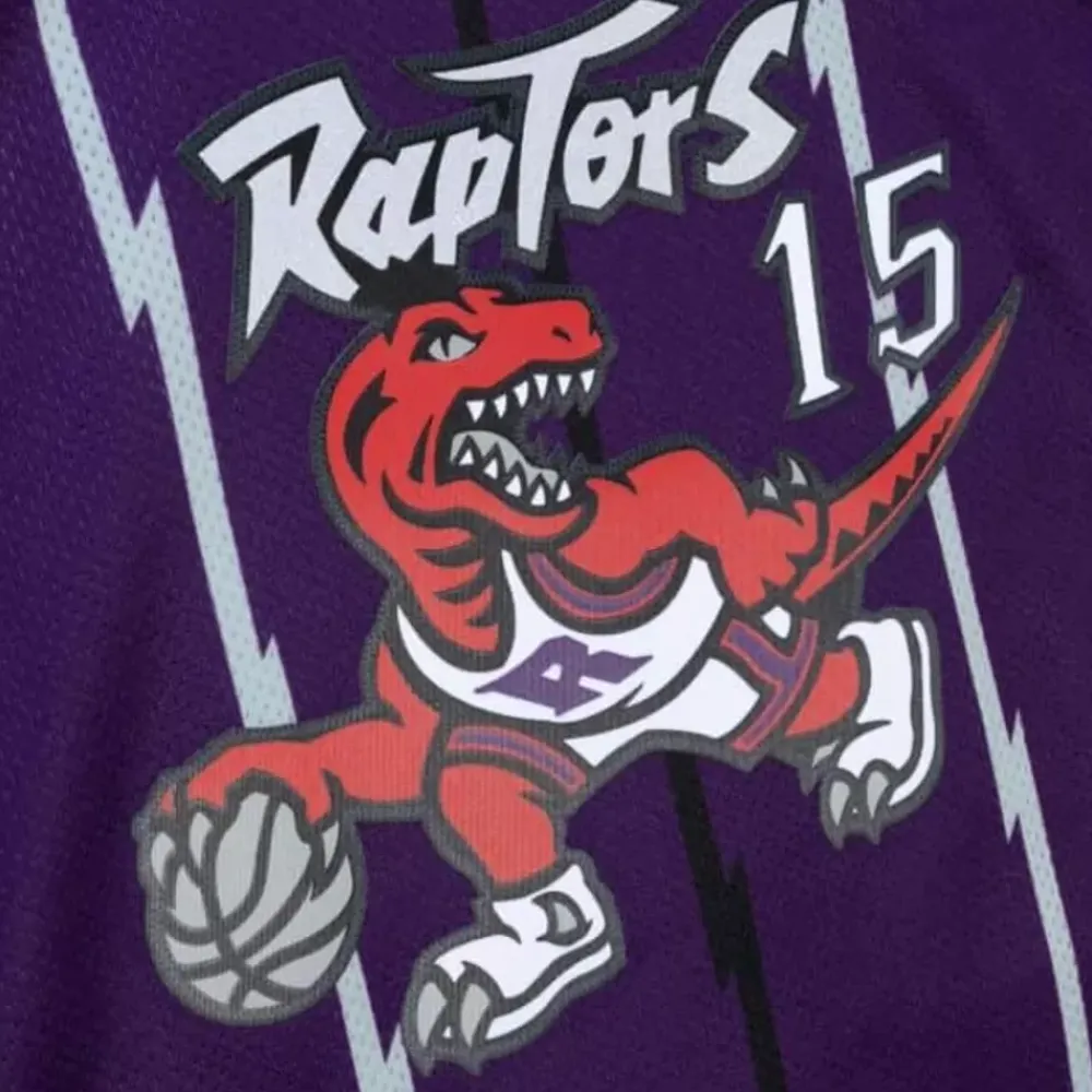 Apparel Mitchell & Ness T-Shirts & Tops-Womens N&N Crop Tank Toronto Raptors 1998 Vince Carter
