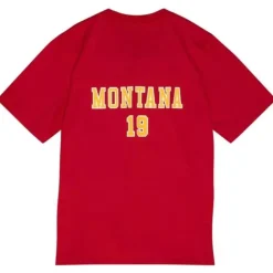 Apparel Mitchell & Ness T-Shirts & Tops-Womens N&N Fashion Top Kansas City Chiefs Joe Montana