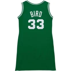 Apparel Mitchell & Ness T-Shirts & Tops-Womens N&N Jersey Dress Boston Celtics 1985 Larry Bird