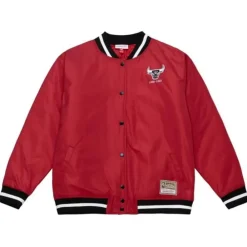 Apparel Mitchell & Ness Jackets & Outerwear-Womens Puffer Jacket Chicago Bulls