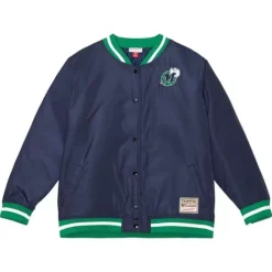 Apparel Mitchell & Ness Jackets & Outerwear-Womens Puffer Jacket Dallas Mavericks