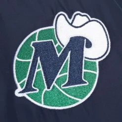 Apparel Mitchell & Ness Jackets & Outerwear-Womens Puffer Jacket Dallas Mavericks