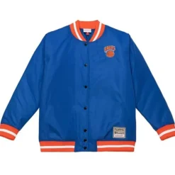 Apparel Mitchell & Ness Jackets & Outerwear-Womens Puffer Jacket New York Knicks