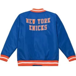 Apparel Mitchell & Ness Jackets & Outerwear-Womens Puffer Jacket New York Knicks