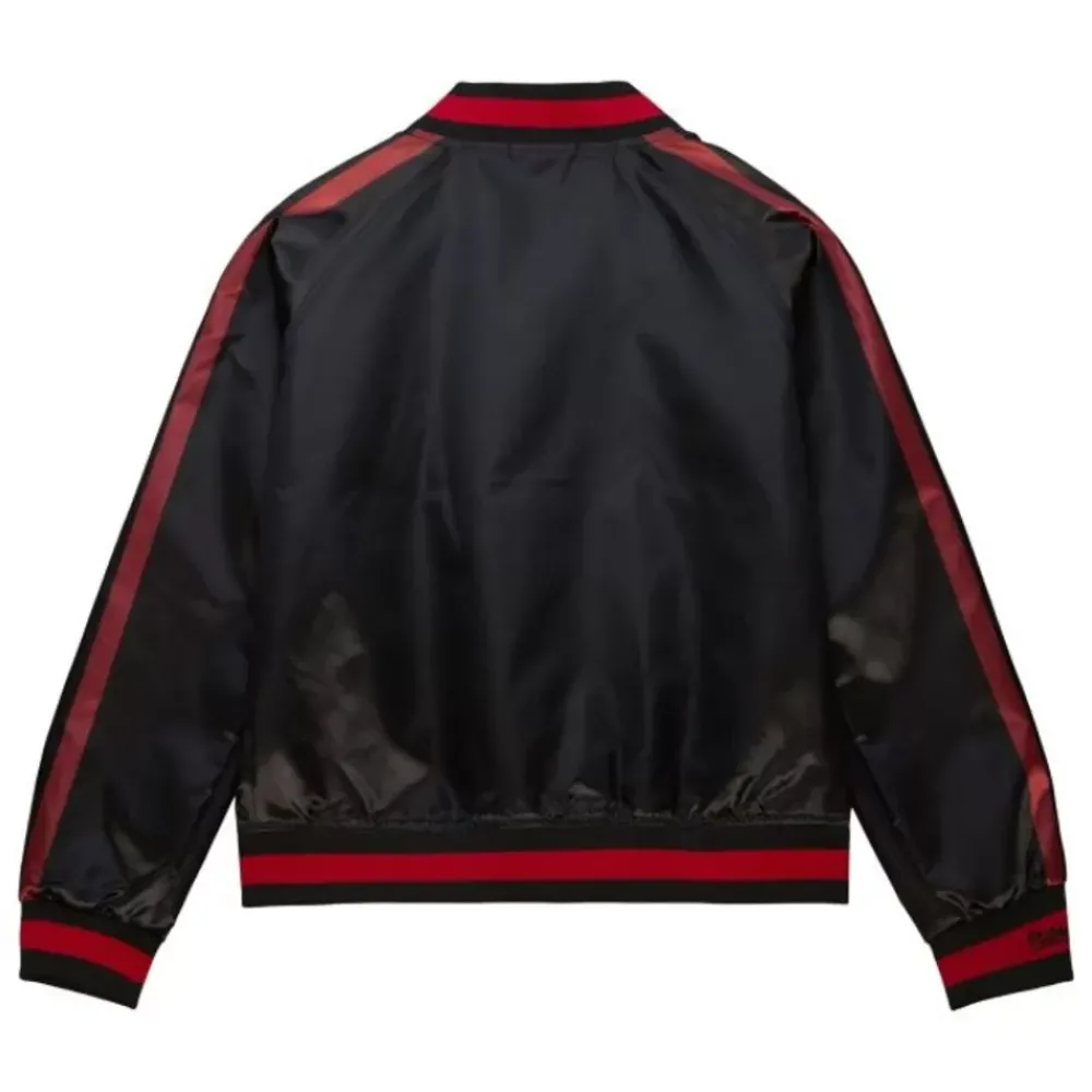 Apparel Mitchell & Ness Jackets & Outerwear-Women'S Raglan Satin Jacket Buffalo Bills