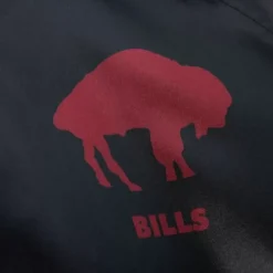 Apparel Mitchell & Ness Jackets & Outerwear-Women'S Raglan Satin Jacket Buffalo Bills