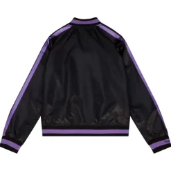 Apparel Mitchell & Ness Jackets & Outerwear-Women'S Raglan Satin Jacket Los Angeles Lakers