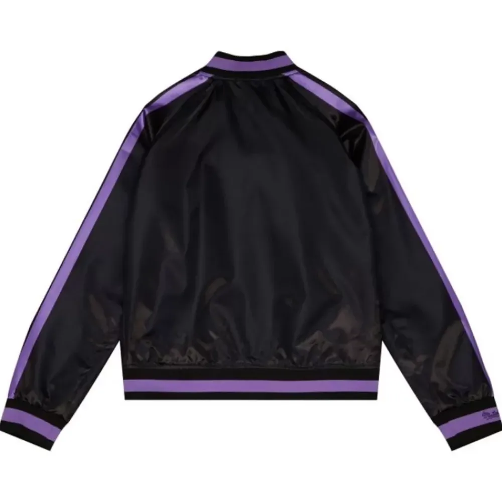 Apparel Mitchell & Ness Jackets & Outerwear-Women'S Raglan Satin Jacket Los Angeles Lakers