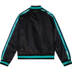 Apparel Mitchell & Ness Jackets & Outerwear-Women'S Raglan Satin Jacket San Antonio Spurs