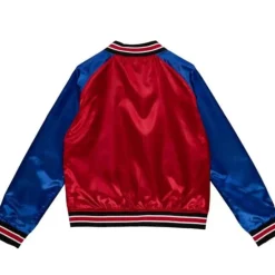 Apparel Mitchell & Ness Jackets & Outerwear-Women'S Satin Jacket 2.0 Buffalo Bills