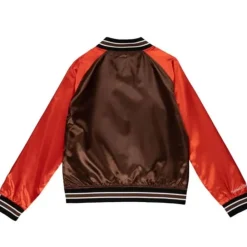 Apparel Mitchell & Ness Jackets & Outerwear-Women'S Satin Jacket 2.0 Cleveland Browns