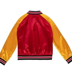 Apparel Mitchell & Ness Jackets & Outerwear-Women'S Satin Jacket 2.0 Kansas City Chiefs