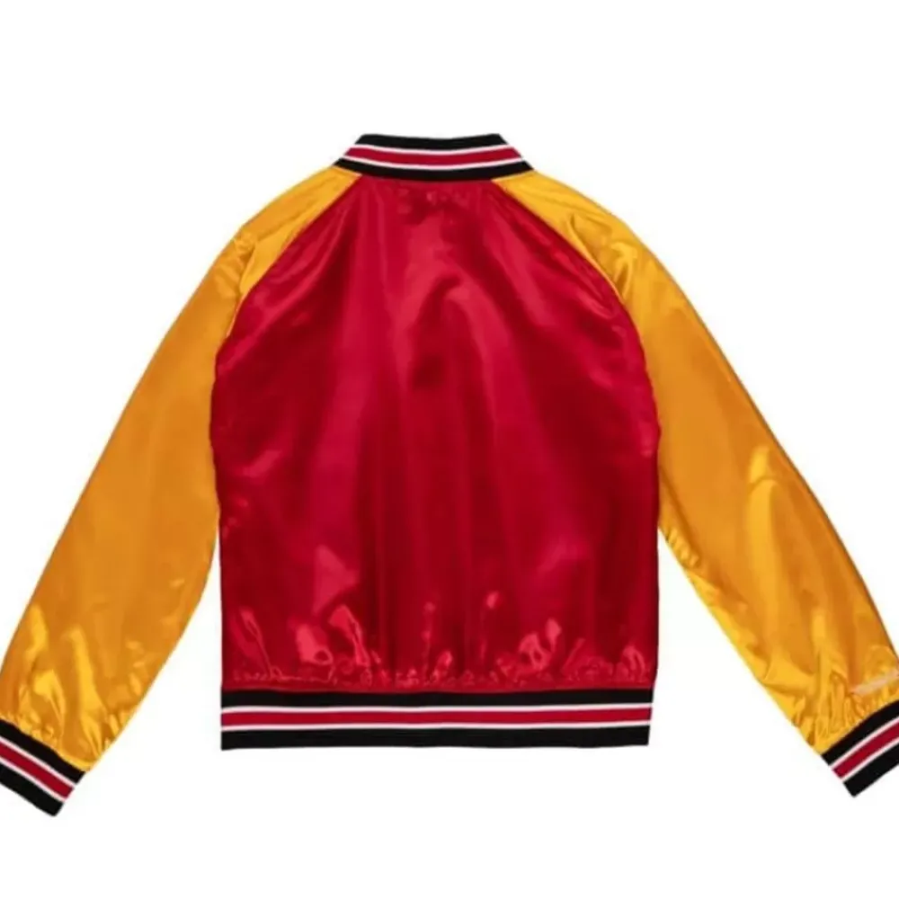 Apparel Mitchell & Ness Jackets & Outerwear-Women'S Satin Jacket 2.0 Kansas City Chiefs