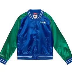 Apparel Mitchell & Ness Jackets & Outerwear-Women'S Satin Jacket 2.0 Seattle Seahawks