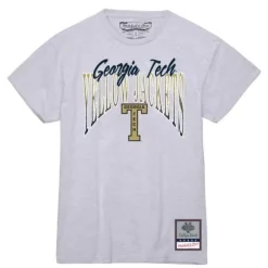 Apparel Mitchell & Ness T-Shirts & Tops-Women'S Script Arc Tee Georgia Tech