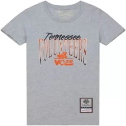 Apparel Mitchell & Ness T-Shirts & Tops-Women'S Script Arc Tee University Of Tennessee