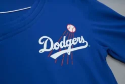 Apparel Mitchell & Ness T-Shirts & Tops-Womens Ss Dress Los Angeles Dodgers