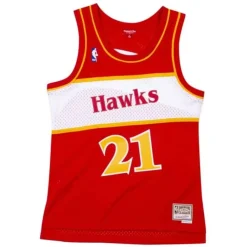 Apparel Mitchell & Ness T-Shirts & Tops-Women'S Swingman Jersey Atlanta Hawks 1986-87 Dominique Wilkins