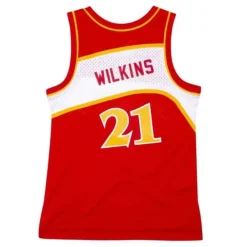Apparel Mitchell & Ness T-Shirts & Tops-Women'S Swingman Jersey Atlanta Hawks 1986-87 Dominique Wilkins